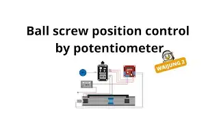 Ball screw position control by potentiometer using MATLAB/Simulink and Waijung 2 for ESP32