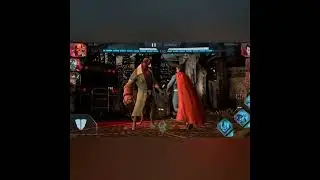 injuctice 2 hellboy vs superman pari #1 #gaming #dc #superhero #gameaction #shorts