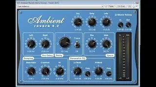 High quality free VST algorithmic reverb Ambient Reverb by Stone Voices - Ambient Drone Machine