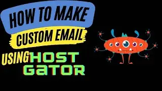 How To Make custom email using hostgator