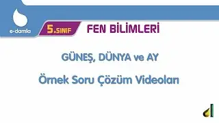 5. Sınıf Fen Bilimleri - 1. Ünite Güneş, Dünya ve Ay Örnek Soru Çözümleri