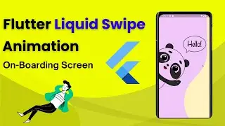 Flutter Liquid Swipe || Animation series -2 || Best #flutter  Animation to use in onboarding Screen