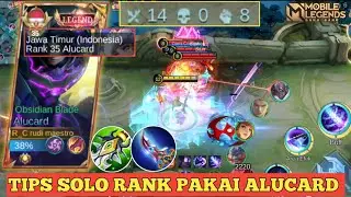 TIPS SOLO RANKK PAKAI ALUCARD 2024‼️BUILD FULL DAMAGE MASZE|MOBILE LEGENDS