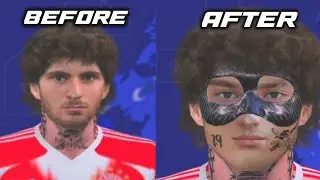 CARA GANTI FACE DI PES PPSSPP