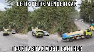 Live, Detik Detik Mengerikan Truk Tabrak Mobil Panther di Sitinjau Lauik