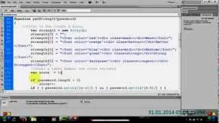 Password Strength using Javascript 