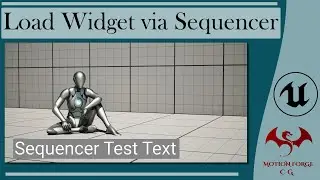 Unreal Engine - Load a Widget from Sequencer