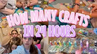 HOW MANY CRAFTS IN 24 HOURS