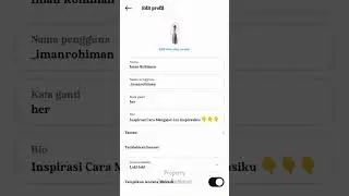 Cara menambahkan she/her di instagram