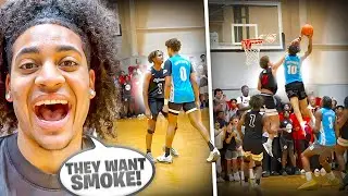 THIS AAU TEAM WANTED TO FIGHT US THE ENTIRE GAME!