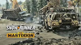 SnowRunner - Log Transport Extreme OffRoad Mastodon (PS5 4K GAMEPLAY Walkthrough)