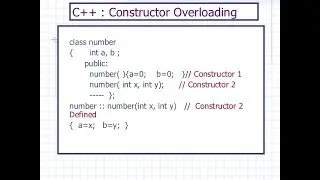 13 Constructor Overloading in C++ (HINDI/URDU)