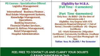 top 10 mba colleges in coimbatore and Salem
