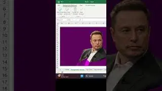 Remove Image Background in Excel Easily! 🖼️🗑️ #Shorts