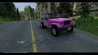 Massive Spike Strip Pileup Crashes – BeamNG Drive