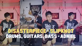 Disasterpiece by Slipknot | Drums, Guitar and Bass by a 10yr old