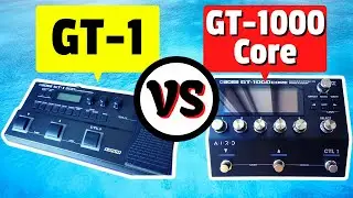 Boss GT-1 vs. Boss GT-1000Core | Preamp Model Comparison