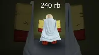 Remake Saitama Serious In Roblox [One Punch Man] #shorts