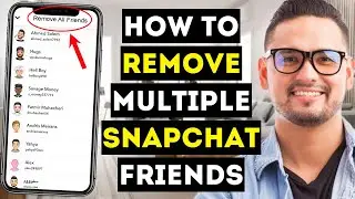 How To Remove Multiple Snapchat Friends At Once (2024) | Delete Friends on Snapchat