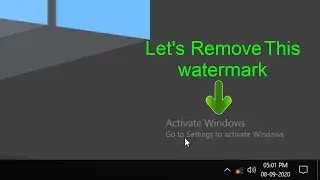 Remove Activate Window Watermark