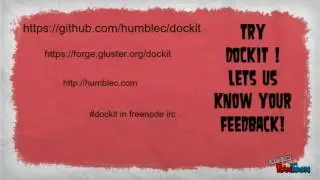 dockit   Docker GlusterFS integration