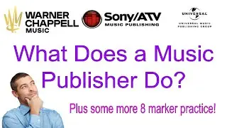 What does a music publisher do? More 8 marker practice