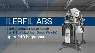 SEMIAUTOMATIC OPEN MOUTH BAGGING MACHINE FOR POWDERS – ILERFIL ABS