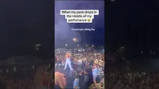 POV:My pack drops mid performance but gotta keep going 🤯 #shorts #dance #fyp #viral #shortsfeed #yt