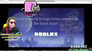 KreekCraft Reacts To Roblox Maintenance Website On Stream