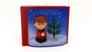 Merry Christmas! A Charlie Brown Christmas Story Book Ornament - Hallmark | CollectPeanuts.com