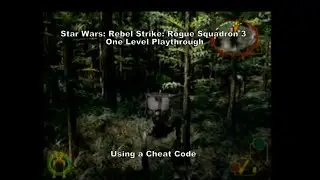 Star Wars Rogue Squadron III: Rebel Strike One Level Playthrough using a GameCube Cheat Code :D #Sub