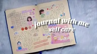 self-care journal with me ✨