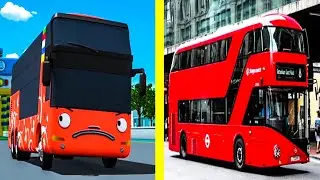 Tayo the little Bus Characters In Real life part 12