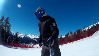 Сноуборд, Архыз, трасса млечный путь 1