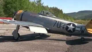 Jetpower Fyresdal 2022   The famous P 47  Moki 250cc