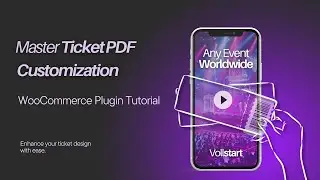 Mastering Ticket PDF Settings: WooCommerce Plugin for WordPress Event Tickets With Ticket Scanner