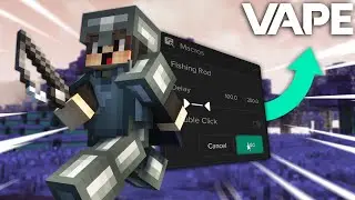 HOW TO USE MACROS ON VAPE V4 (Rod Macro & ChatSpammer) + NameSpoofing with VAPE...