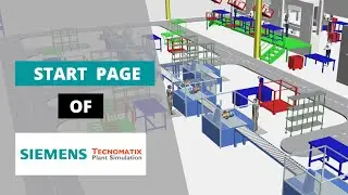 Understanding of Plant Simulation Start Page !!