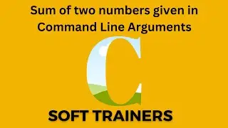C11.2| Sum of two numbers given in Command line arguments | C Language |Dr. Khaja Masthan
