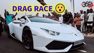 Lamborghini Huracan vs BMW M5 || Drag race