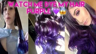 OMG I Dyed My Hair Purple At Home! DIY