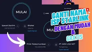 Ganti Nama ISP STARLINK dengan Mudah , Bisa Juga CUSTOM tapi Mahal