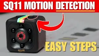 SQ11 Mini DV Camera Motion Detection Setup - QUICK & EASY!