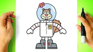 How to DRAW SANDY CHEEKS - SpongeBob SquarePants