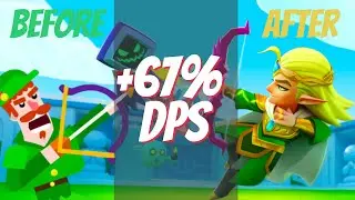 ARCHERO ULTIMATE STRATEGY | Increase Damage & Attack Speed with NO ABILITIES