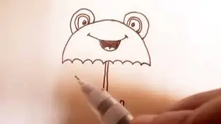 How to draw baby umbrella || Baby Umbrella kaise banaye