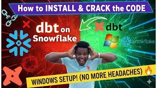 How to Install Data Build Tool (DBT) on Windows - 2024