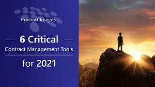6 Critical Contract Management Tools for 2021 | CobbleStone Software