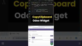 CopyClipboard Widget #odoo #odoo17 #widget #copy