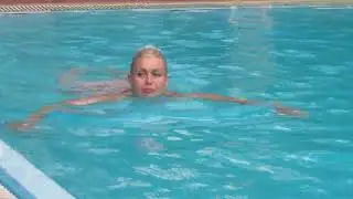 Swimming pool at the hotel 